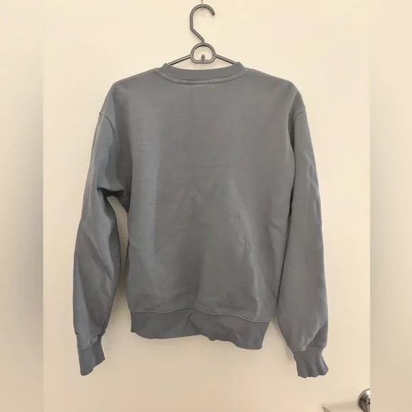 TNA Gray Sweatfleece Cozy Fleece Crewneck - Picture 4 of 4